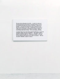 ART & LANGUAGE, Paintings I, No. 8, 1966, installation view, MADE IN ZURICH, Galerie Bernard Jordan, Switzerland, curated by jsvcPROJECT, 2014, Inkjet on paper mounted on wood panel, 93x150cm ART & LANGUAGE, Paintings I, No. 8, 1966, installation view, MADE IN ZURICH, Galerie Bernard Jordan, Switzerland, curated by jsvcPROJECT, 2014, Inkjet on paper mounted on wood panel, 93x150cm