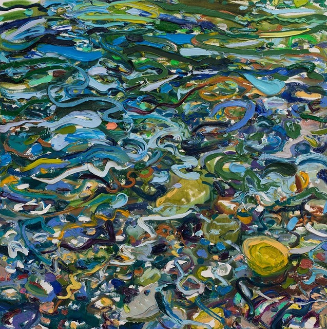 Lilian Garcia-Roig, ‘Cumulative Nature: Meditative Surface’, 2019, Painting, Oil on canvas, Valley House Gallery & Sculpture Garden