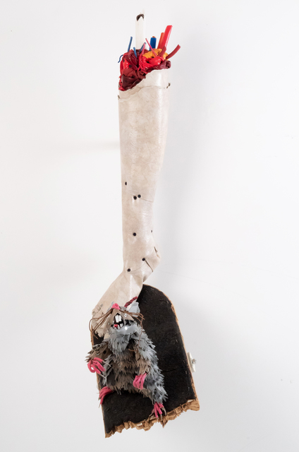 Johnston Foster, ‘The Giving Tree’, 2018, Sculpture, Vinyl flooring, plywood, screws, vinyl house siding, coax cable, steel wire, electrical wire, misc. plastics and textiles, PVC, scrap metal, steel hardware, yoga mat, Freight + Volume