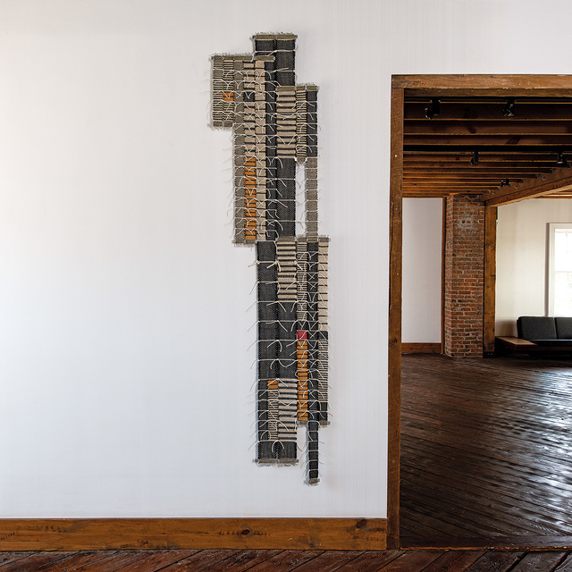 Blair Tate, ‘Record’, 2020, Textile Arts, Woven linen, cotton cord, browngrotta arts