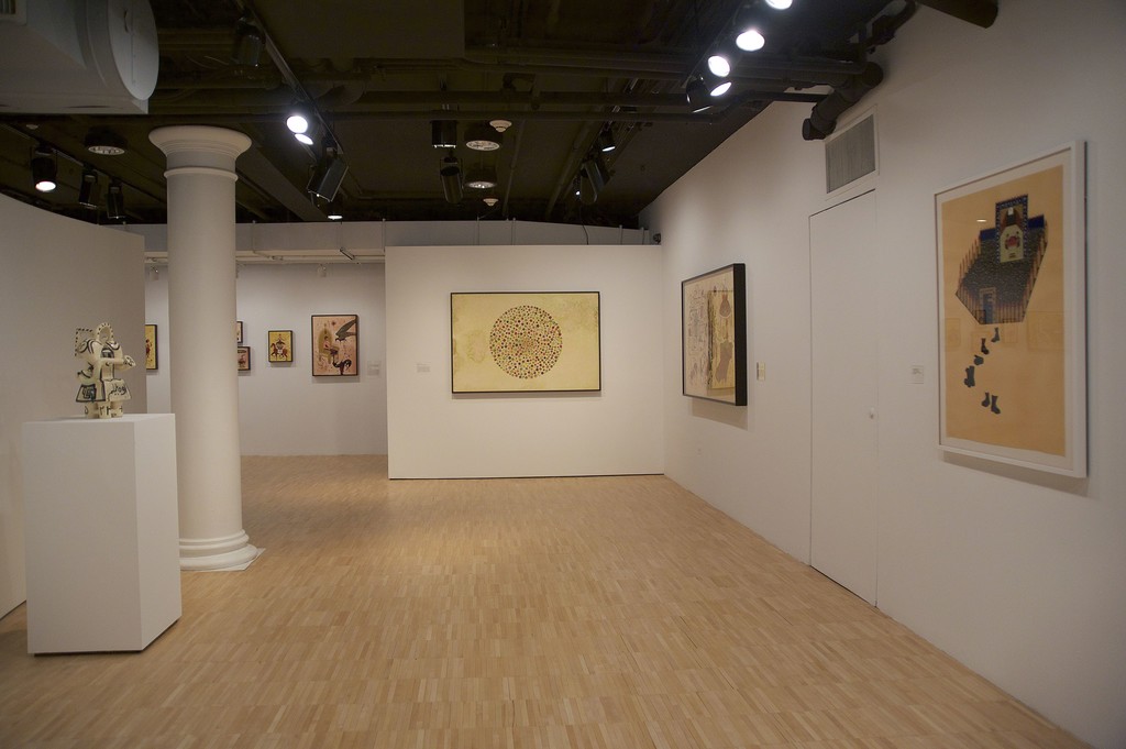 Installation view of Global/Local 1960–2015: Six Artists from Iran at Grey Art Gallery, New York University. Photo: Alvia Urdaneta Studio Installation view of Global/Local 1960–2015: Six Artists from Iran at Grey Art Gallery, New York University. Photo: Alvia Urdaneta Studio