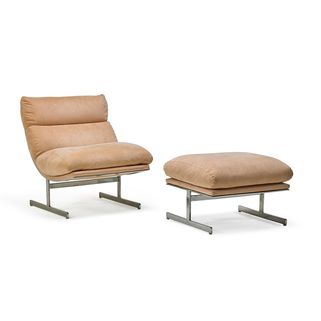 Kipp Stewart, ‘Lounge And Ottoman, USA’, 1970s, Rago/Wright