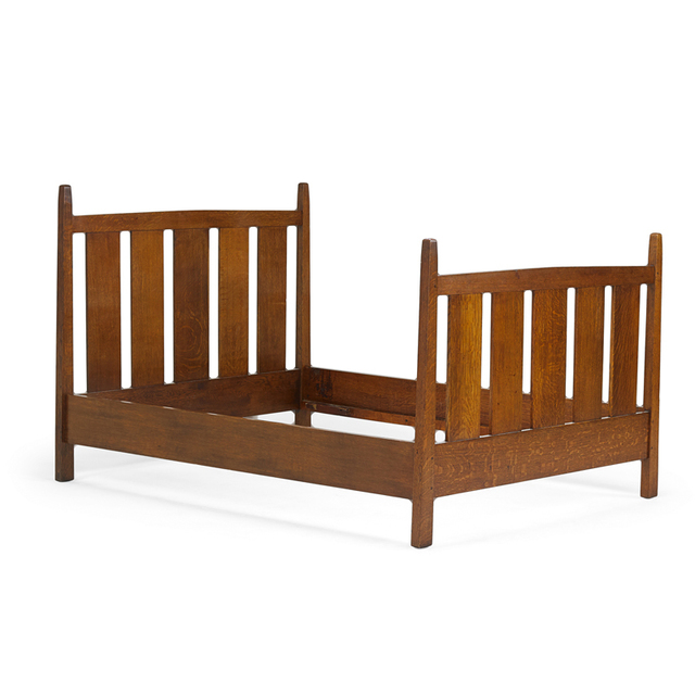 Gustav Stickley, ‘Double Bed Frame, Eastwood, NY’, ca. 1912, Rago/Wright