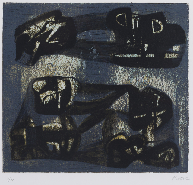 Henry Moore, ‘Ideas for Metal Sculpture VI’, 1981, Print, Lithograph, Childs Gallery