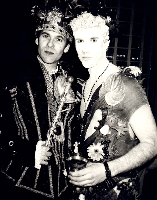 Andy Warhol, ‘Andy Warhol, Photograph of R. Couri Hay as the king of "Assertania" and a Man in Costume, 1986’, 1986, Hedges Projects