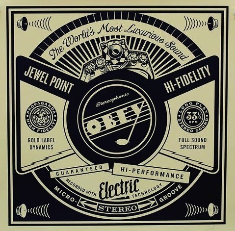 Shepard Fairey (OBEY), ‘Luxurious Sound’, 2014, Vertu Fine Art