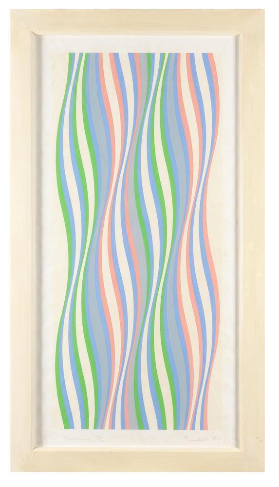Bridget Riley - Blue Dominance