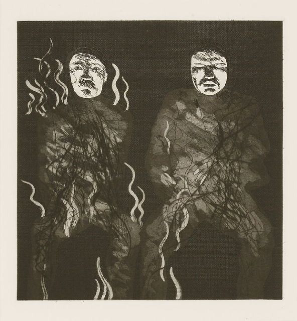 David Hockney, ‘Corpse On Fire (Tokyo 88)’, 1969, Sworders