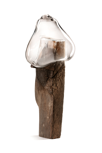 Elisa Bracher, ‘Untitled’, 2018, Sculpture, Wood and glass, Galeria Raquel Arnaud