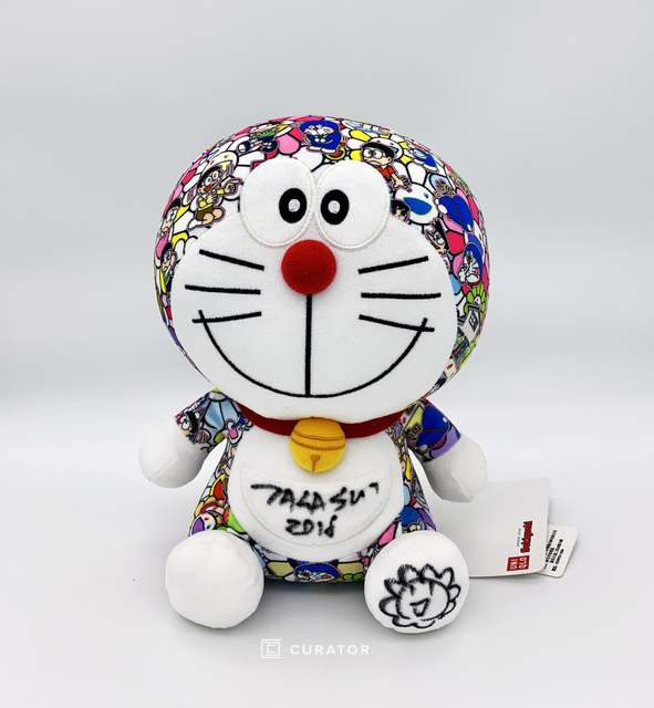 Takashi Murakami, ‘TAKASHI MURAKAMI x DORAEMON Plush (Signed)’, 2018, Design/Decorative Art, 100% Polyester, Curator Style