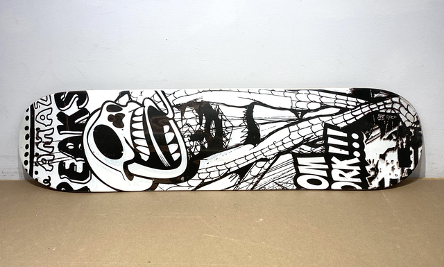 matt siren, ‘Untitled, (Spiderman)’, 2011, Painting, Acrylic on woodenoriginal art by Matt Siren on skateboard deck, Woodward Gallery