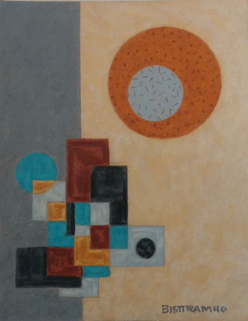 Emil Bisttram, ‘Untitled 1940’, 1940, Painting, Encaustic on paper, Addison Rowe Gallery