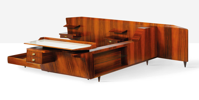 Gio Ponti, ‘Important and unique double bed’, circa 1940, Aguttes
