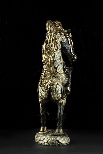 Jiang Tiefeng, ‘Golden Bronze Zebra’, 1992, Sculpture, Bronze, Modern Artifact