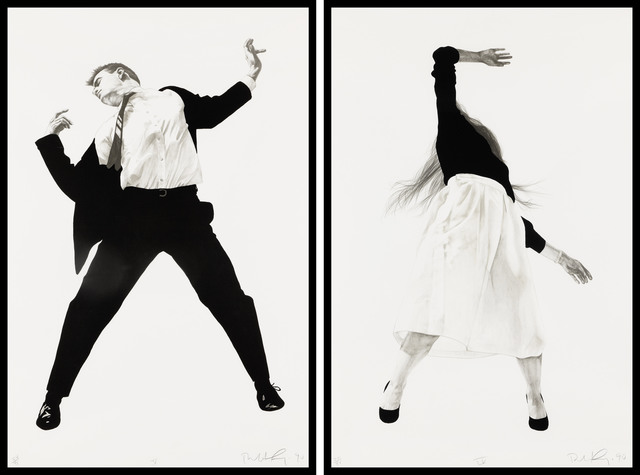Robert Longo, ‘Men in the Cities, 2 pieces’, 1990, Fine Art Mia