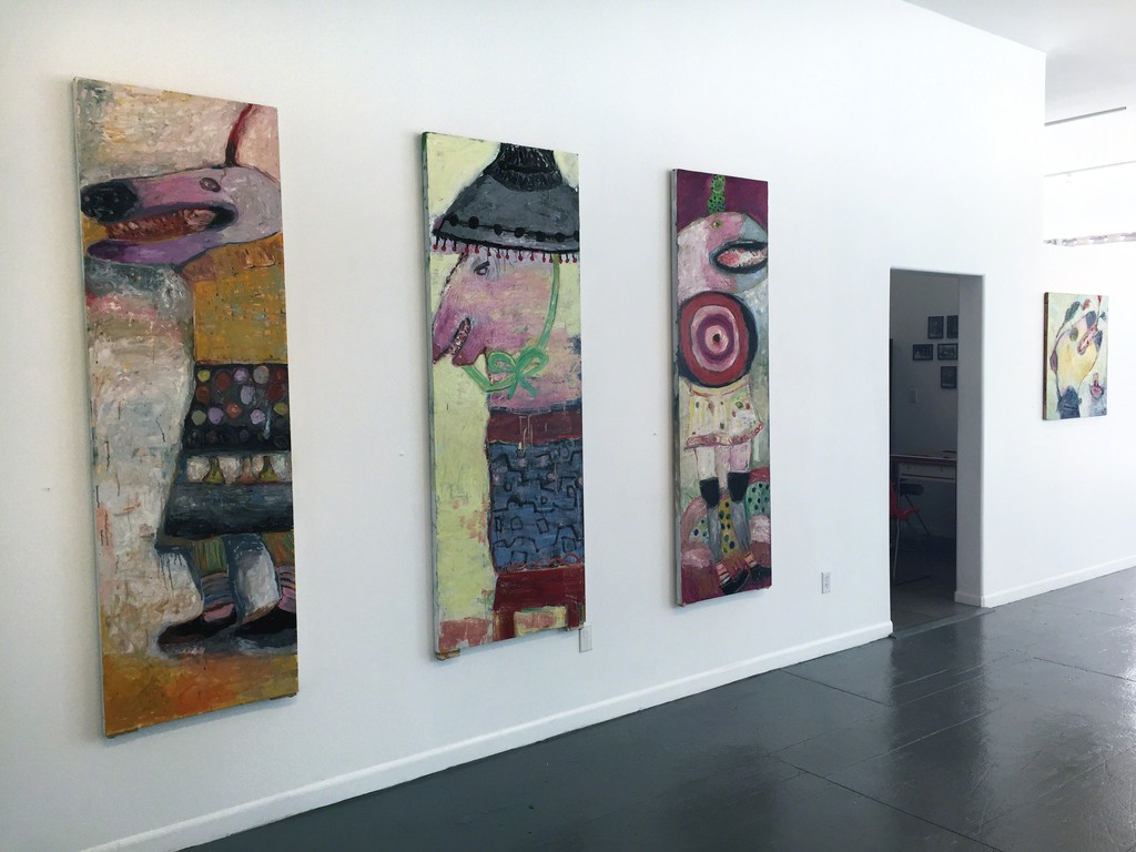 Livia Stein's large scale oil paintings at Transmission Gallery. Livia Stein's large scale oil paintings at Transmission Gallery.