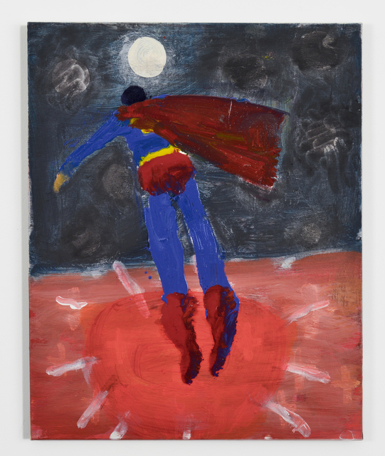 Katherine Bradford, ‘Superman to Moon’, 2015, FRED.GIAMPIETRO Gallery