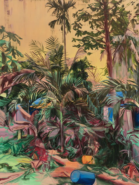 Lei Qi, ‘A Blue paint bucket and the metal shack’, 2019, Matthew Liu Fine Arts