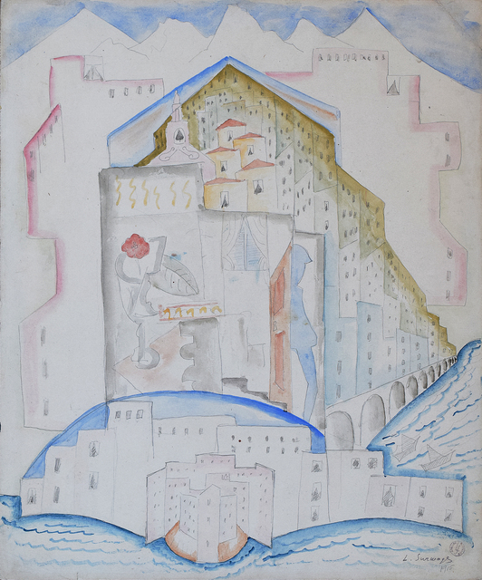 Leopold Survage, ‘VILLEFRANCHE-SUR-MER’, 1915, Galerie des Modernes