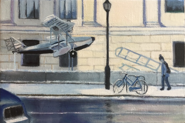 Bhavisha Patel, ‘I Fly, I Drive, I Bike, I Walk’, 2019, Painting, Oil on canvas, InLiquid