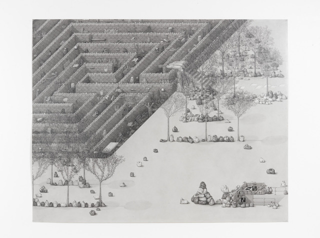 Paul Noble, ‘Welcome to Nobson (detail)’, 2008-2010, Gagosian