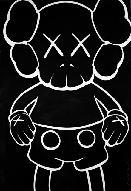 KAWS, ‘Companion-Bus Stop’, 2001, Painting, Acrylic on Arches paper, Heritage Auctions