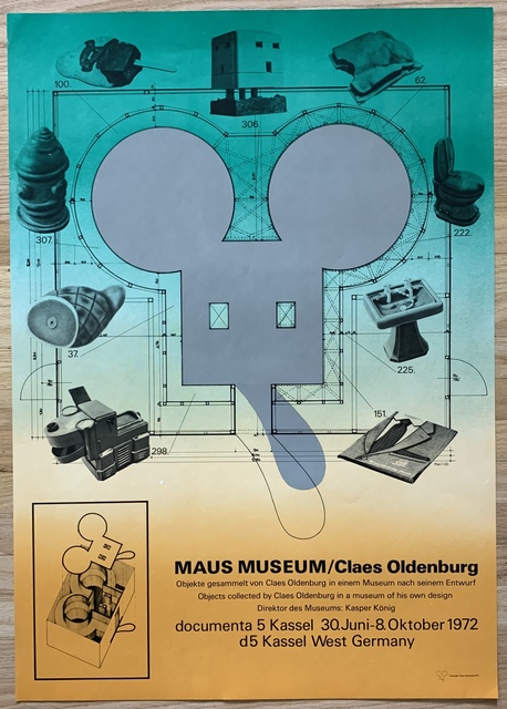 Claes Oldenburg, ‘Maus Museum’, 1972, Ephemera or Merchandise, Offset lithograph, Kwiat Art