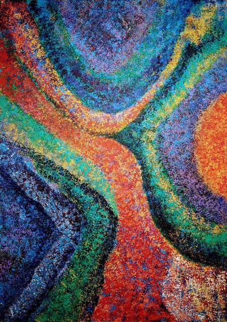 Kenneth Victor Young, ‘Aurora Borealis’, ca. 2000, Painting, Acrylic on canvas, Bethesda Fine Art