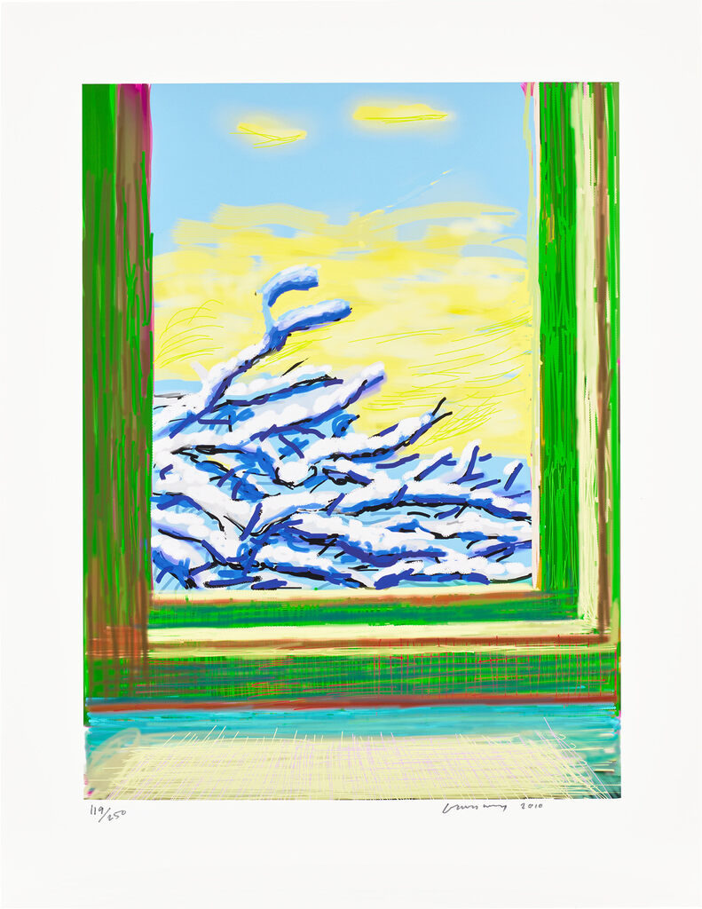 David Hockney - My Window: No. 610, 23rd December 2010