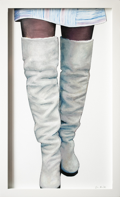 Lauren Rinaldi, ‘Floored’, 2020, Drawing, Collage or other Work on Paper, Oil pastel on Arches paper, Paradigm Gallery + Studio