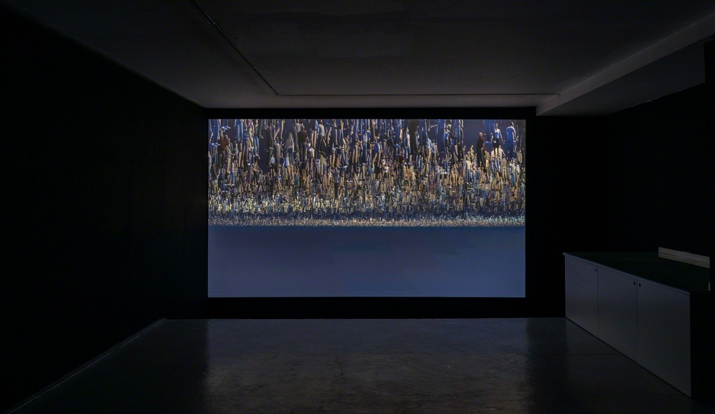 Exhibition view “Critical Mass: Pure Immanence”, 2015.
Full HD video, color, sound, loop, 14. On a proposal by It’s Our Playground. Valentin gallery Paris, France, 2016. © Gregory Copitet / Courtesy of the artist and Valentin, Paris. Exhibition view “Critical Mass: Pure Immanence”, 2015.
Full HD video, color, sound, loop, 14. On a proposal by It’s Our Playground. Valentin gallery Paris, France, 2016. © Gregory Copitet / Courtesy of the artist and Valentin, Paris.