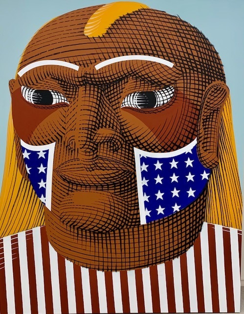 Nunca, ‘Iu Esse Ei’, 2019, Painting, Mixed media on canvas., Kogan Amaro