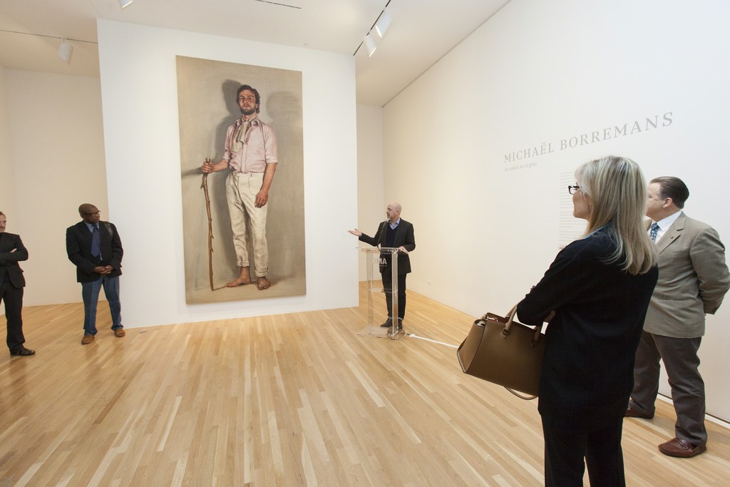Installation view of "Michaël Borremans: As sweet as it gets." Courtesy of Dallas Museum of Art, Dallas (2015) Installation view of "Michaël Borremans: As sweet as it gets." Courtesy of Dallas Museum of Art, Dallas (2015)