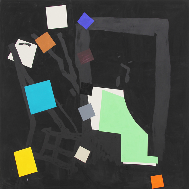 Bruce McLean, ‘Shade Painting: Black’, 2016, Bernard Jacobson Gallery
