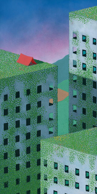 Ian Clyde, ‘There's Enough To Go Around ’, 2019, Painting, Oil and acrylic on board, Carrie Able Gallery