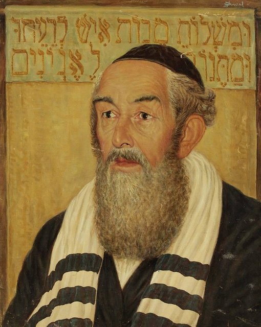 Unknown, ‘Portrait of a Rabbi, Judaica Oil Painting, Purim’, 20th Century, Lions Gallery