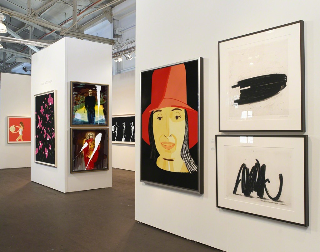 works by Alex Katz, Julian Schnabel, and Bernar Venet works by Alex Katz, Julian Schnabel, and Bernar Venet