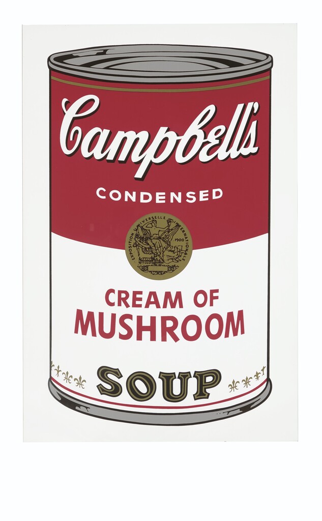 Andy Warhol - Cream of Mushroom, from Campbell’s Soup II