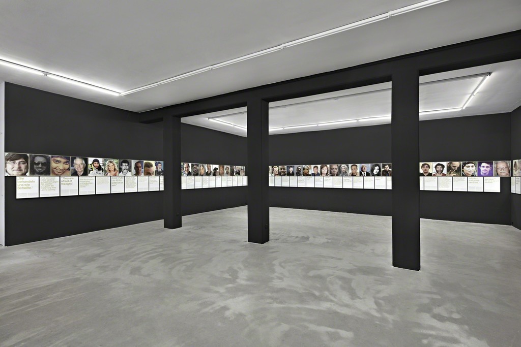 Sven Johne, Anomalies of the Early 21st Century / Some Case Studies, 2015, 66 short stories and corresponding jpgs from the internet, archival pigment print, screen print on glass each 50 x 40 cm, framed; installation variable, ed. 1+1 a.p, detail Sven Johne, Anomalies of the Early 21st Century / Some Case Studies, 2015, 66 short stories and corresponding jpgs from the internet, archival pigment print, screen print on glass each 50 x 40 cm, framed; installation variable, ed. 1+1 a.p, detail