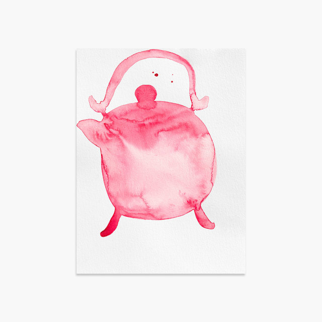Johanna Tagada, ‘Tea Vessel 36’, 2018, Drawing, Collage or other Work on Paper, Japanese watercolor painting on paper, Tappan