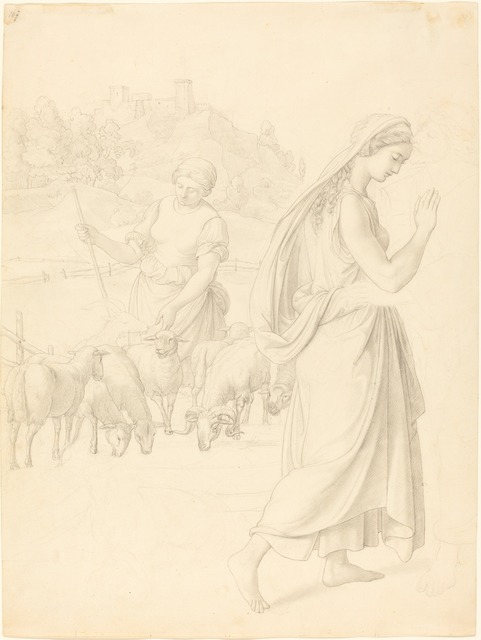 Josef von Führich, ‘The Meeting of Jacob and Rachel’, ca. 1829, National Gallery of Art, Washington, D.C.