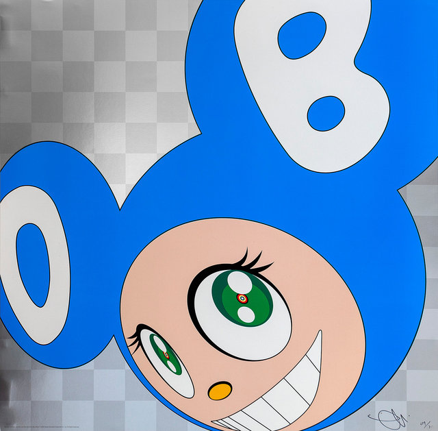 Takashi Murakami, ‘And then and then and then and then and then (Aqua Blue)’, 1999, Print, Offset lithograph, Gagosian
