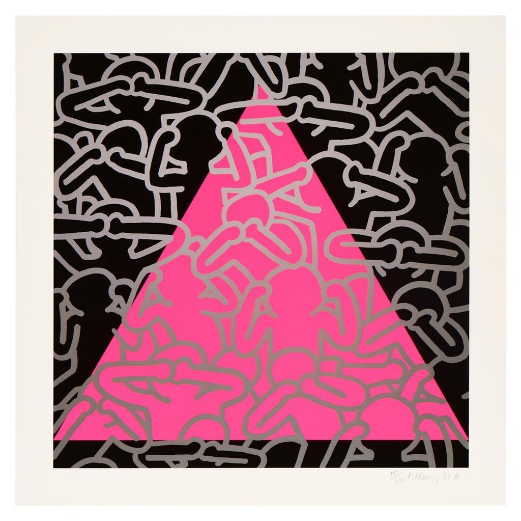 Keith Haring - Silence Equals Death (Littmann p. 152)