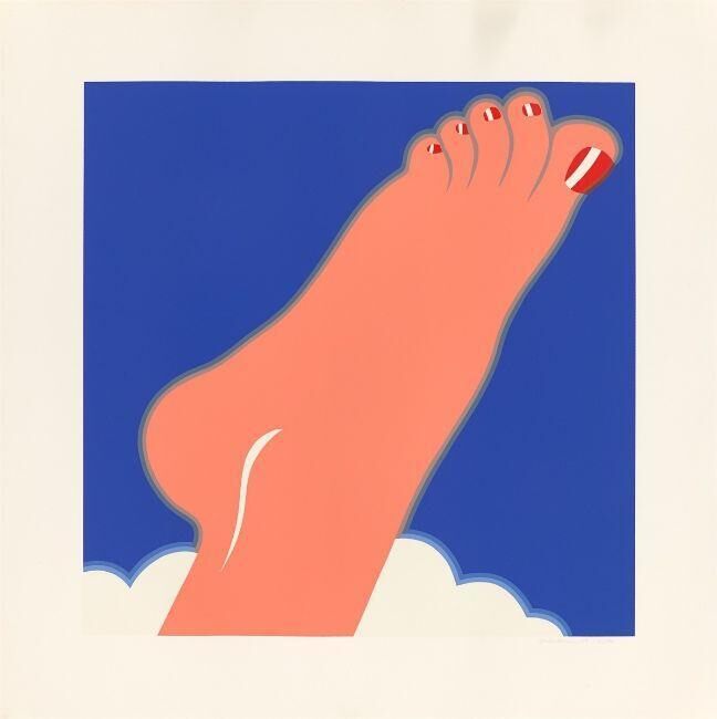 Tom Wesselman - ”Seascape (Foot)”, from the portfolio ”Edition 68”