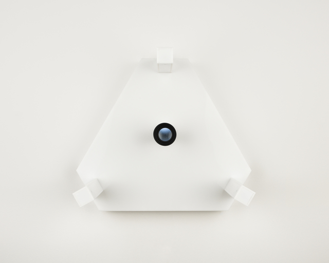 Gary Hill, ‘Self (C)’, 2016, Sculpture, Acrylic, six video cameras, electronics, optics, bitforms gallery
