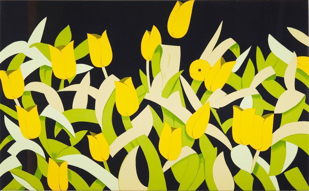 Alex Katz - Yellow Tulips