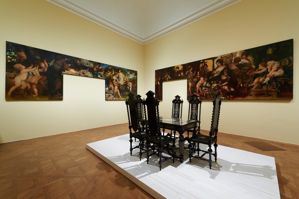Exhibition view "Klimt and the Ringstrasse" Photo: Eva Würdinger, © Belvedere, Vienna Exhibition view "Klimt and the Ringstrasse" Photo: Eva Würdinger, © Belvedere, Vienna