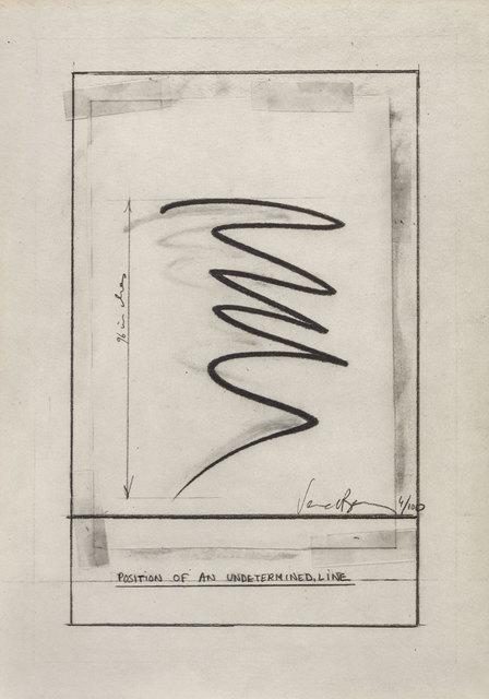 Bernar Venet, ‘Position of an undetermined Lined’, Print, Lithograph, ArtRite