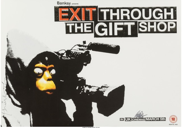 Banksy, ‘Exit Through the Gift Shop poster’, Heritage Auctions