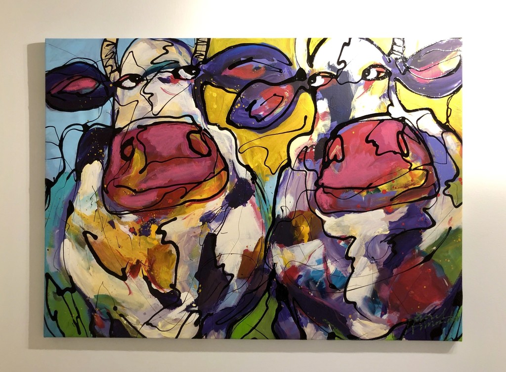 "Colourful Cows" by Dutch artist, Janet Timmerije "Colourful Cows" by Dutch artist, Janet Timmerije